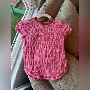 Free People Pink/Orange Tee